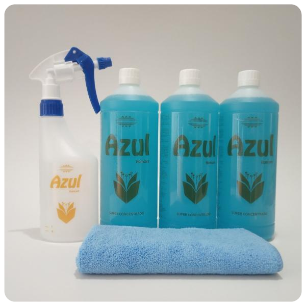 Kit 3x Mais Poder de Limpeza Azul