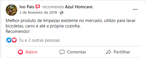 Lavar carro bicicletas com o líquido Azulhomcare®